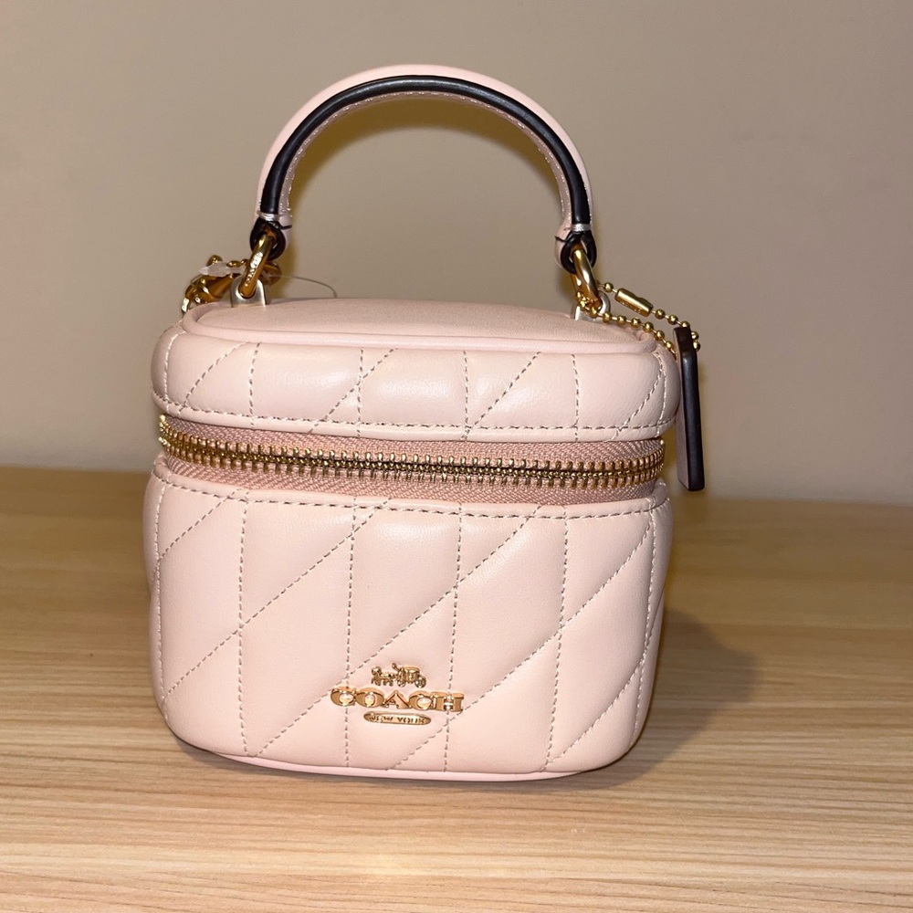 Coach Ava Crossbody Bag with Quilting in Light Pink